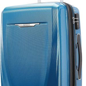 Samsonite Winfield 3 DLX Hardside Luggage with Spinners, Carry-On 20-Inch, Blue/Navy
