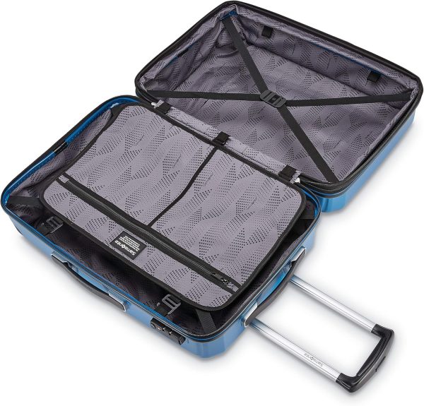 Samsonite Winfield 3 DLX Hardside Luggage with Spinners, Carry-On 20-Inch, Blue/Navy - Image 3