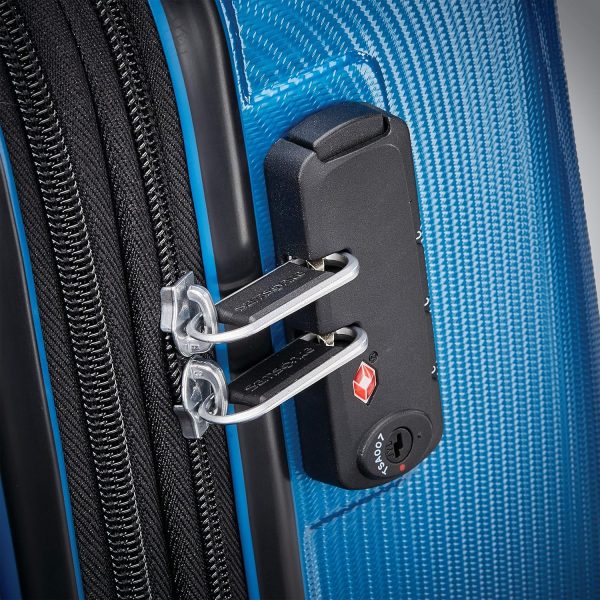 Samsonite Winfield 3 DLX Hardside Luggage with Spinners, Carry-On 20-Inch, Blue/Navy - Image 7